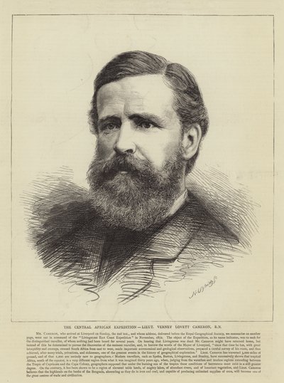 De Centraal-Afrikaanse Expeditie, Luitenant Verney Lovett Cameron, RN door English School