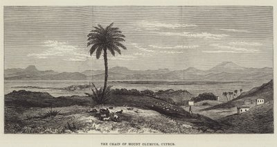 De Ketting van de Olympusberg, Cyprus (gravure) door English School
