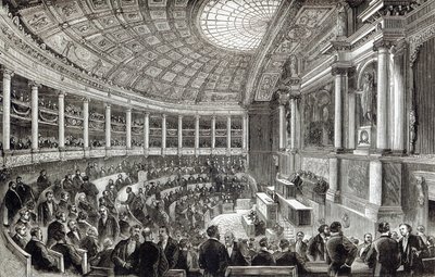 De Kamer van Afgevaardigden, Parijs, uit 