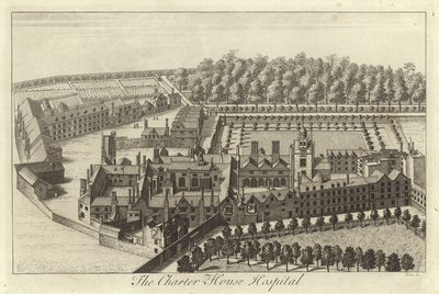 Het Charterhouse Hospital, Londen door English School