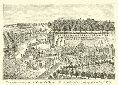 De Charterhouse in Wesleys Tijd door English School