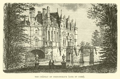 Het kasteel van Chenonceaux, Loir et Cher door English School