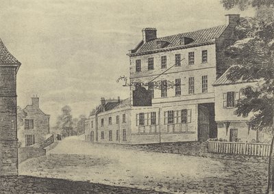 De Christopher Inn in Eaton in Buckinghamshire (gravure) door English School