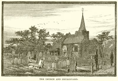 De Kerk en Kerkhof door English School
