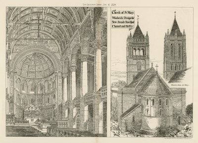 De kerk van St. Mary in Woolwich door English School