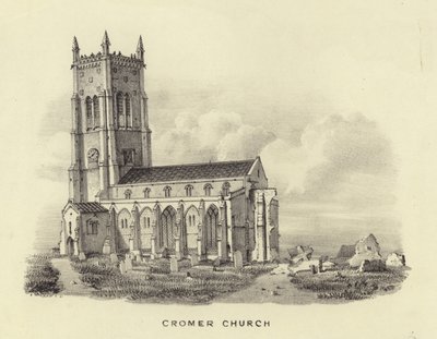 De kerk van St. Peter en St. Paul in Cromer door English School