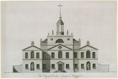 Het City of London Lying-in Hospital door English School