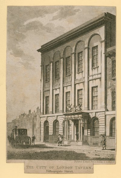 De City of London Tavern, Bishopsgate Street door English School