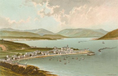 De Clyde van boven Gourock door English School