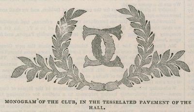 Het Conservative Clubhouse: Monogram van de Club in de mozaïekvloer van de hal door English School