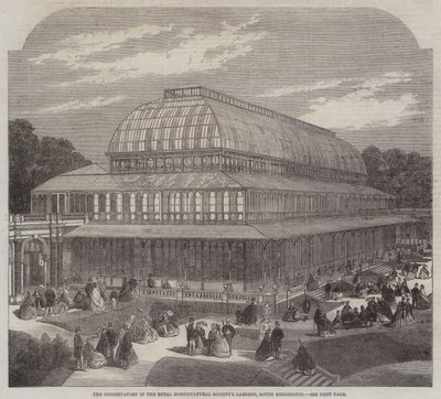 De Kas in de Tuinen van de Royal Horticultural Society, South Kensington door English School