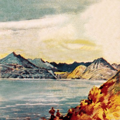 De Coolins of Cuillins van Skye door English School