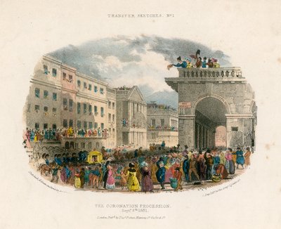 De kroningsprocessie, 8 september 1831 door English School