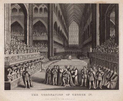 De Kroning van Koning George IV door English School