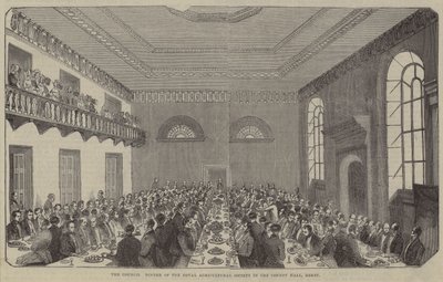Het Raad Diner, Koninklijke Landbouwmaatschappij, County Hall, Derby door English School