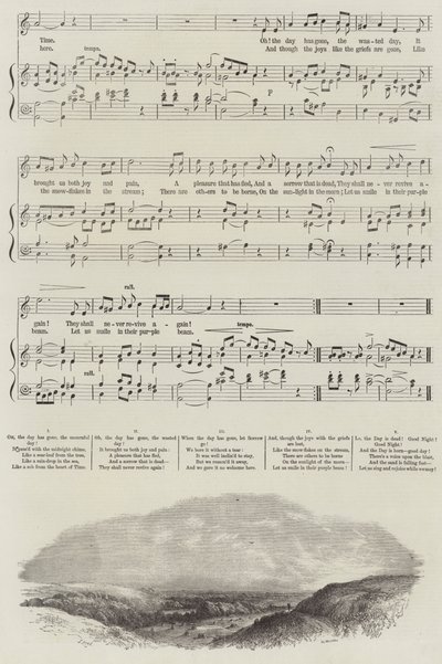 De Dag is Voorbij (gravure) door English School