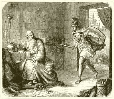 De dood van Archimedes door English School