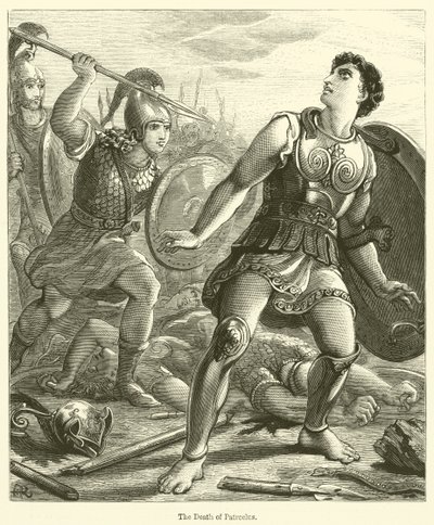 De Dood van Patroclus door English School