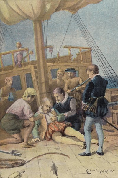 De dood van Sir Richard Grenville door English School