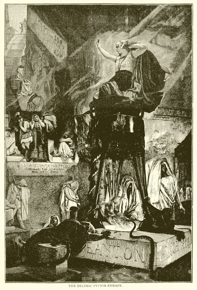 De Delphische Pythia in Extase door English School