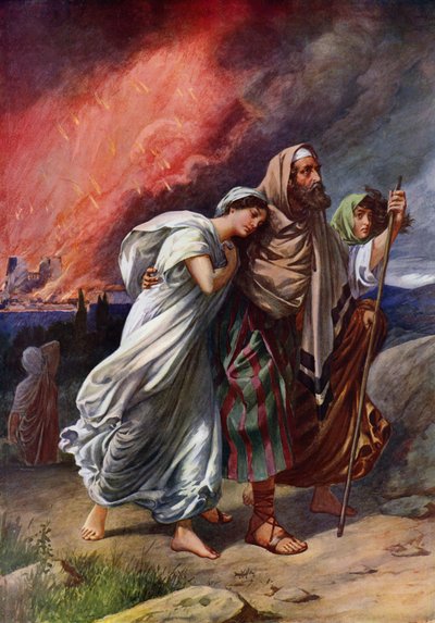 De Verwoesting van Sodom door English School