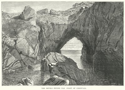 De kust van Cornwall van de Devil
