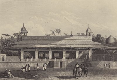 De Dewas Khan, of Audiëntiezaal, Paleis van Delhi door English School