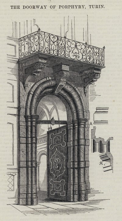 De deur van porfier, Turijn door English School