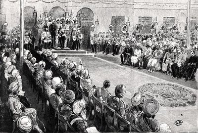 De Durbar in Rawul Pindi door English School