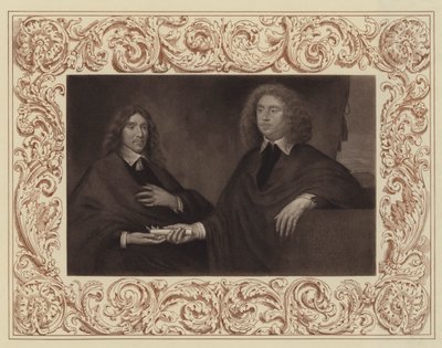 De graaf van Lauderdale (rechts) en de graaf van Lanark (later tweede hertog van Hamilton) door English School