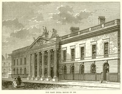 Het Oost-Indisch Huis in 1803 door English School
