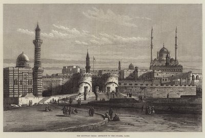 De Egyptische Crisis, Ingang van de Citadel, Caïro door English School