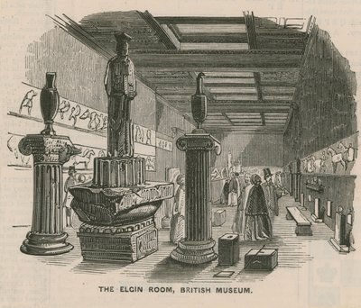 De Elgin-kamer in het British Museum door English School
