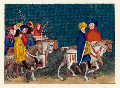 De ambassade van koning Richard II naar de hertog van Lancaster door English School