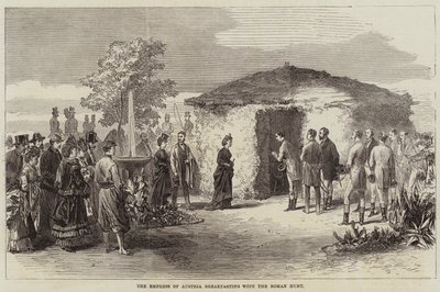 De Keizerin van Oostenrijk ontbijt met de Romeinse Jacht door English School