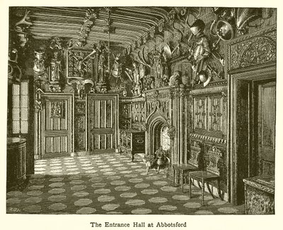 De ingangshal in Abbotsford door English School