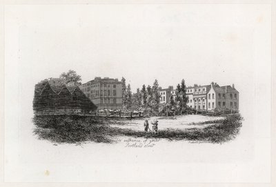 De Ingang van Great Portland Street, Marylebone, Londen door English School