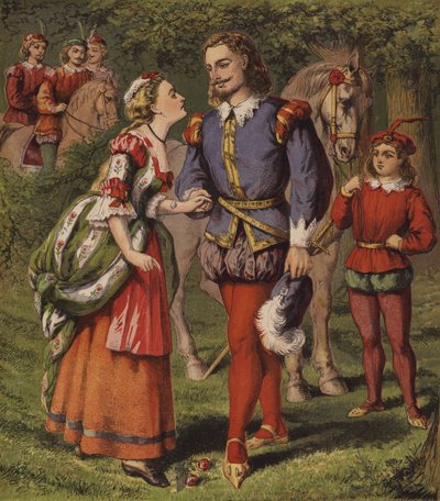 De Fee Bij De Fontein, Of De Twee Meisjes door English School