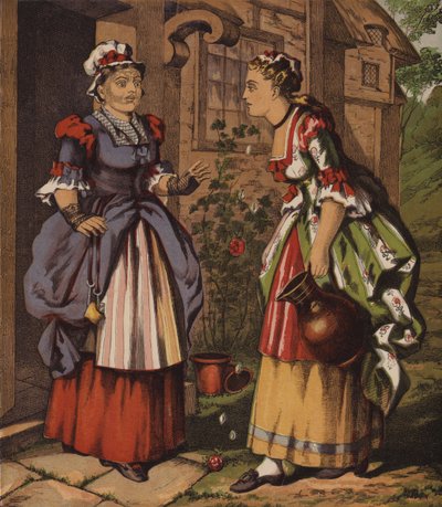 De Fee Bij De Fontein, Of De Twee Meisjes door English School