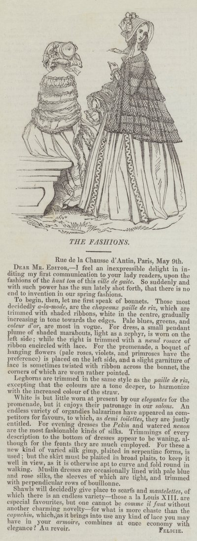 De Mode (gravure) door English School