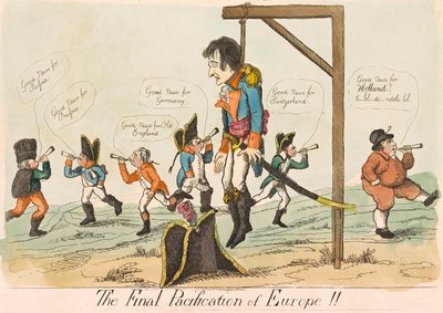 De definitieve pacificatie van Europa!!, uitgegeven 1803 door English School