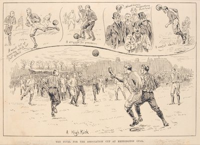 De finale voor de Association Cup op Kennington Oval, 
