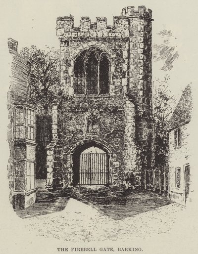 De brandbelpoort, Barking door English School