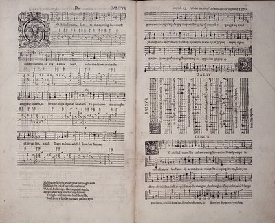 Het eerste boek van liederen of airs, door John Dowland (1563-1626) 1597 door English School