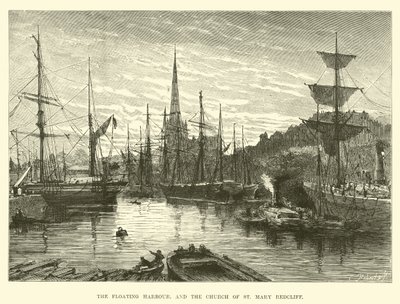 De Drijvende Haven en de Kerk van St Mary Redcliff door English School