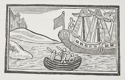 De buitenlandse reizen van Sir John Mandeville, illustratie uit Chap-books van de achttiende eeuw door John Ashton, uitgegeven 1882 door English School