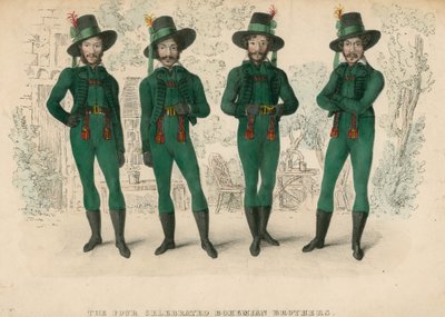 De vier beroemde Boheemse broers door English School