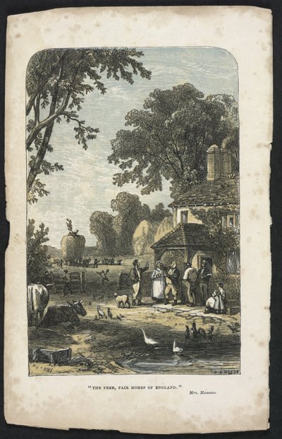 De vrije, eerlijke huizen van Engeland, illustratie uit 
