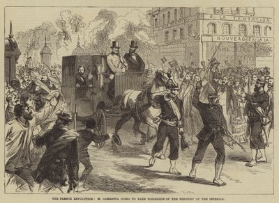 De Franse Revolutie, M. Gambetta gaat het Ministerie van Binnenlandse Zaken overnemen door English School
