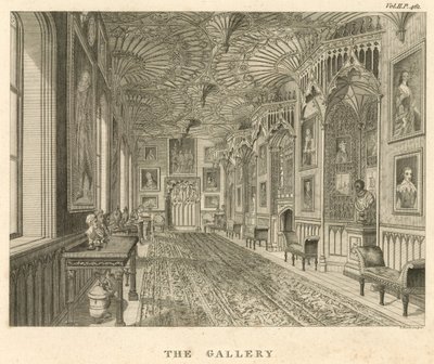 De Galerij in Strawberry Hill, Twickenham, Londen door English School
